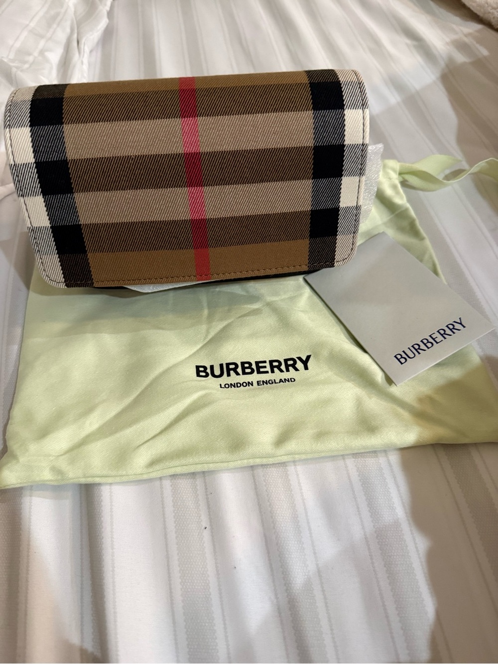 Burberry Black Leather Handbag with Gold Logo